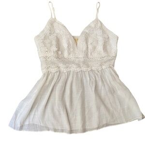 Rebellion White Textured Top